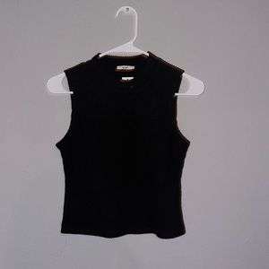 nwt black ribbed tank